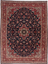Antique Kashan Area Rug (9' x 11')